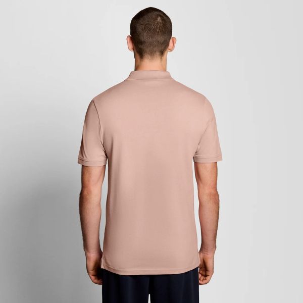 Lyle & Scott Plain Polo Peach
