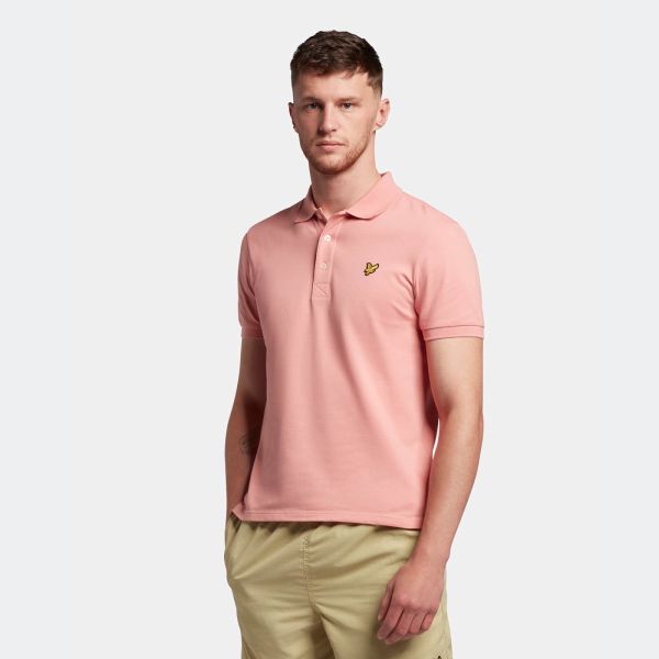 Lyle & Scott Plain Polo Peach
