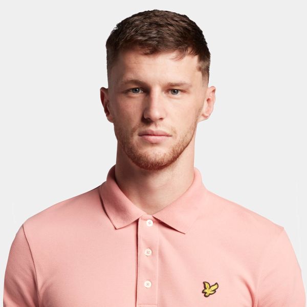 Lyle & Scott Plain Polo Peach
