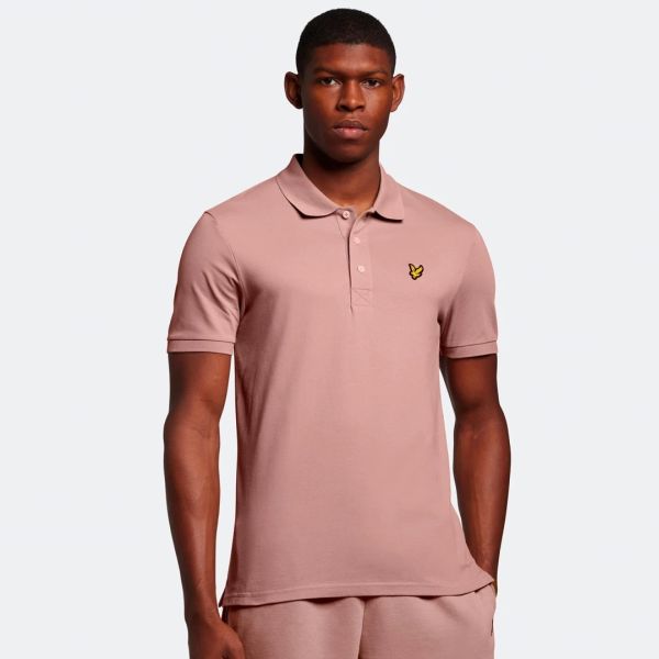 Lyle & Scott Plain Polo Roze
