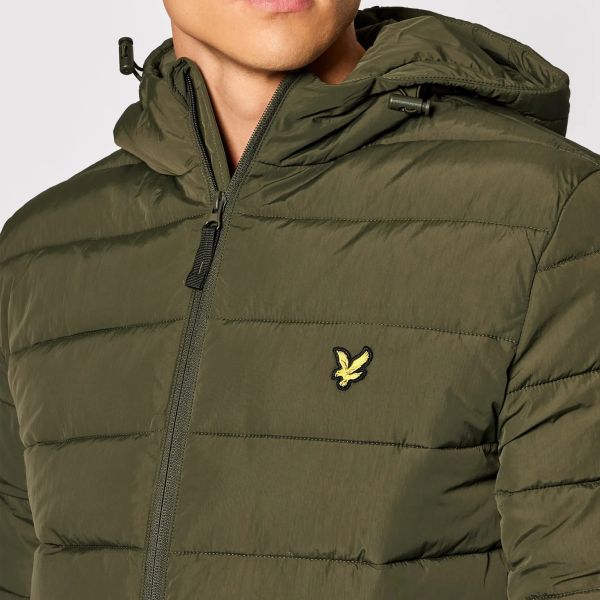 Lyle & Scott Puffer Donker Groen