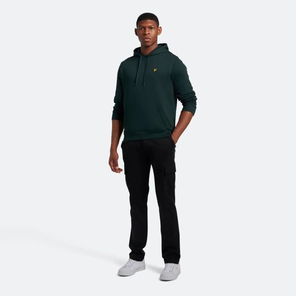 lyle & scott pullover hoodie donker groen