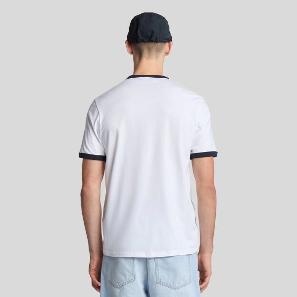 Lyle & Scott Ringer T-shirt Wit