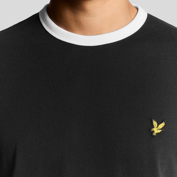 Lyle & Scott Ringer T-shirt Zwart