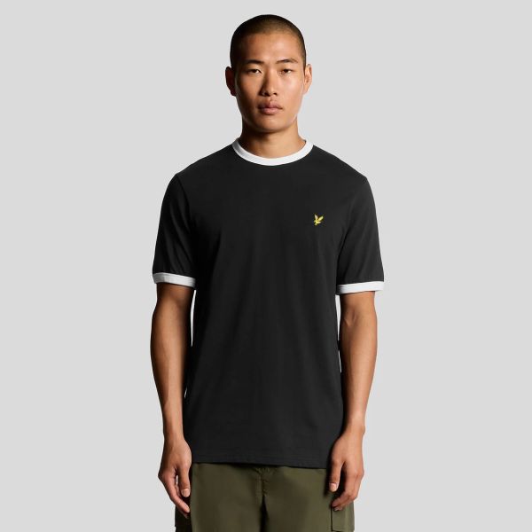 Lyle & Scott Ringer T-shirt Zwart
