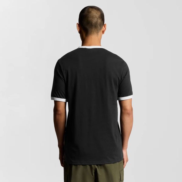 Lyle & Scott Ringer T-shirt Zwart