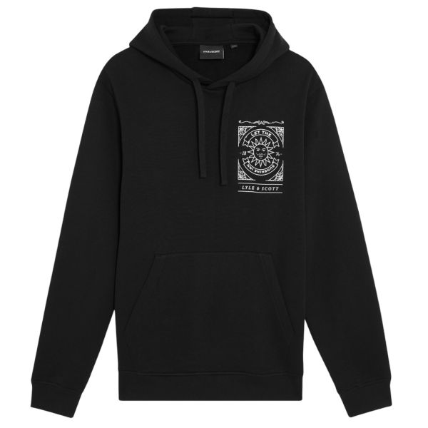 Lyle & Scott Sunshine Inn Graphic Hoodie Zwart