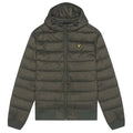 Lyle & Scott Wadded Jas Donker Groen