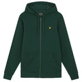 Lyle & Scott Zip Through Vest Donker Groen
