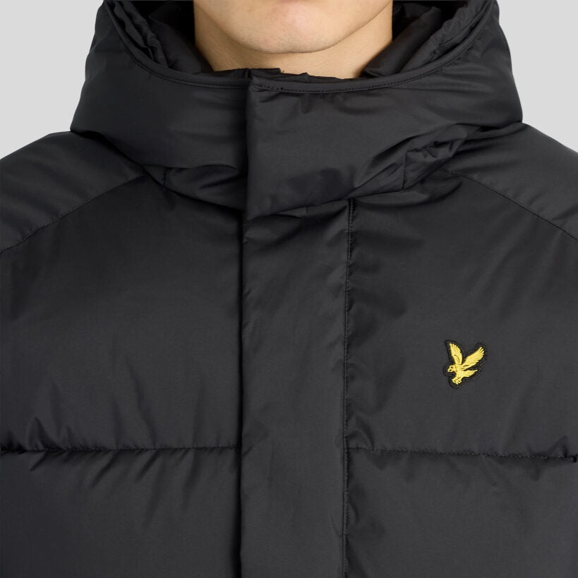 Lyle & Scott Hooded Puffer Zwart