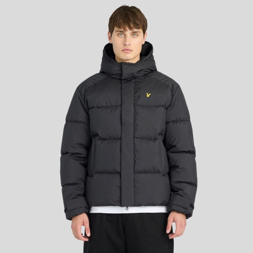 Lyle & Scott Hooded Puffer Zwart