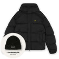 Lyle & Scott Hooded Puffer Zwart
