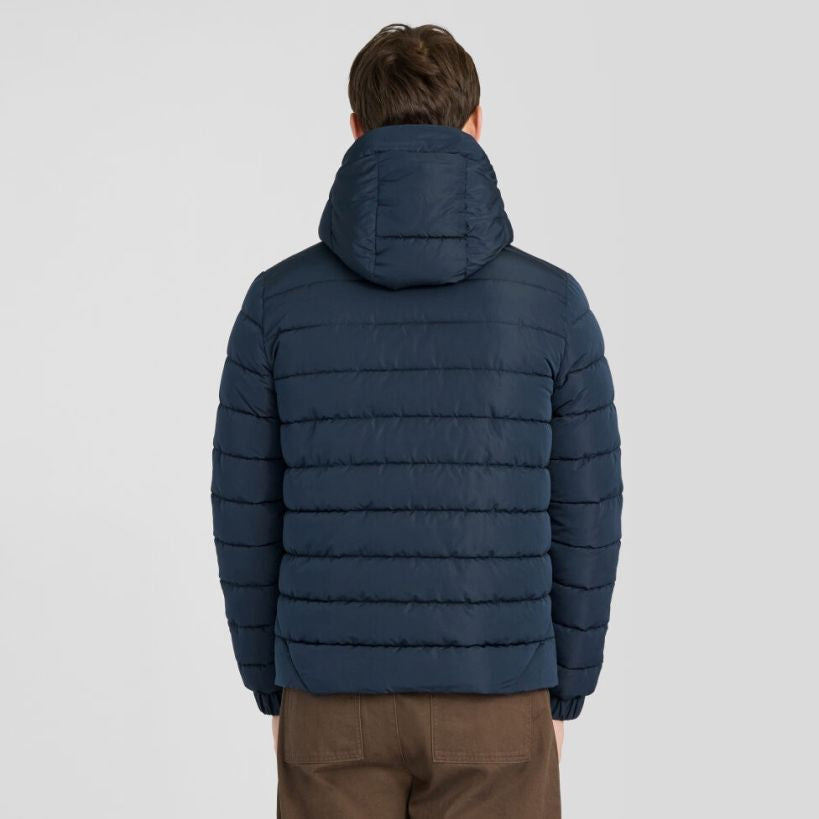 Lyle & Scott Hooded Quilted Jas Navy