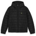 Lyle & Scott Hooded Quilted Jas Zwart