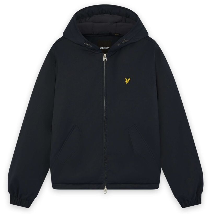 Lyle & Scott Padded Zip Through Jack Navy