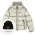 Lyle & Scott Translucent Puffer Off White
