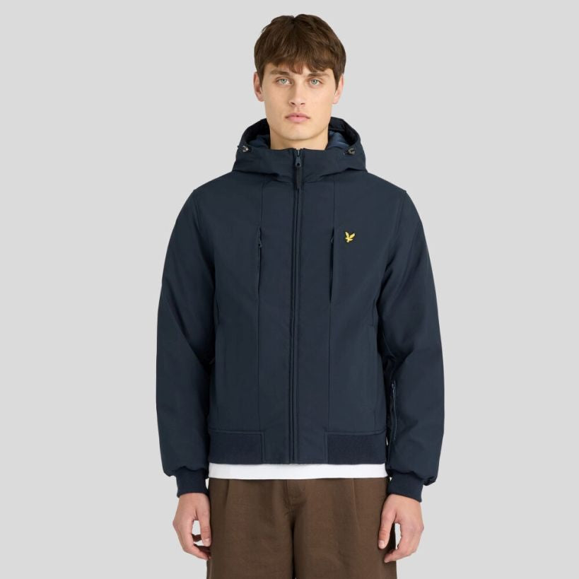 Lyle & Scott Wadded Softshell Jack Navy