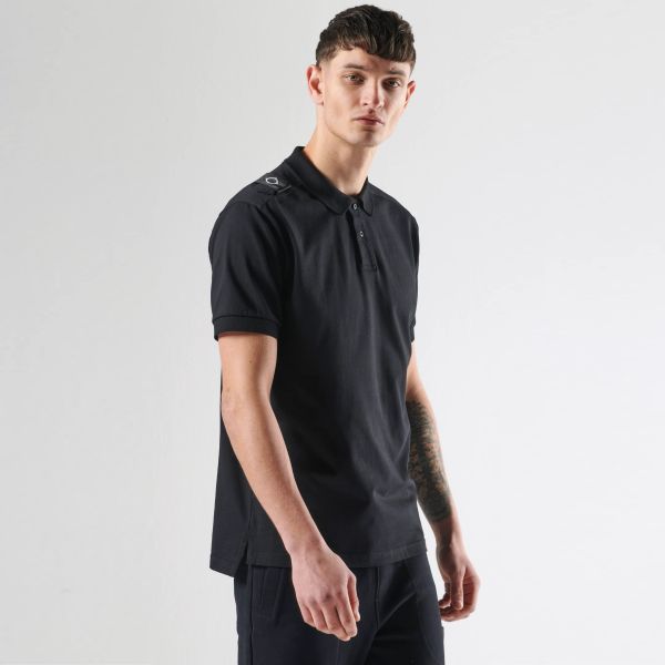 Ma.strum Jersey Polo Zwart