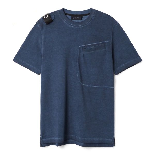 Ma.strum Oil Wash T-shirt Navy