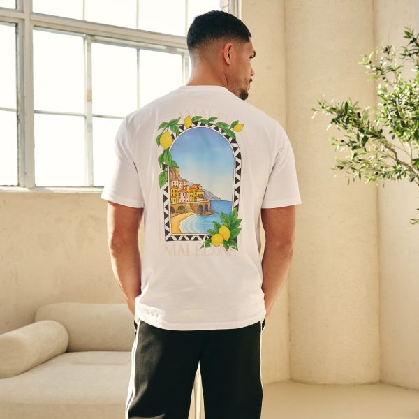 Malelions Amalfi Window T-shirt Wit