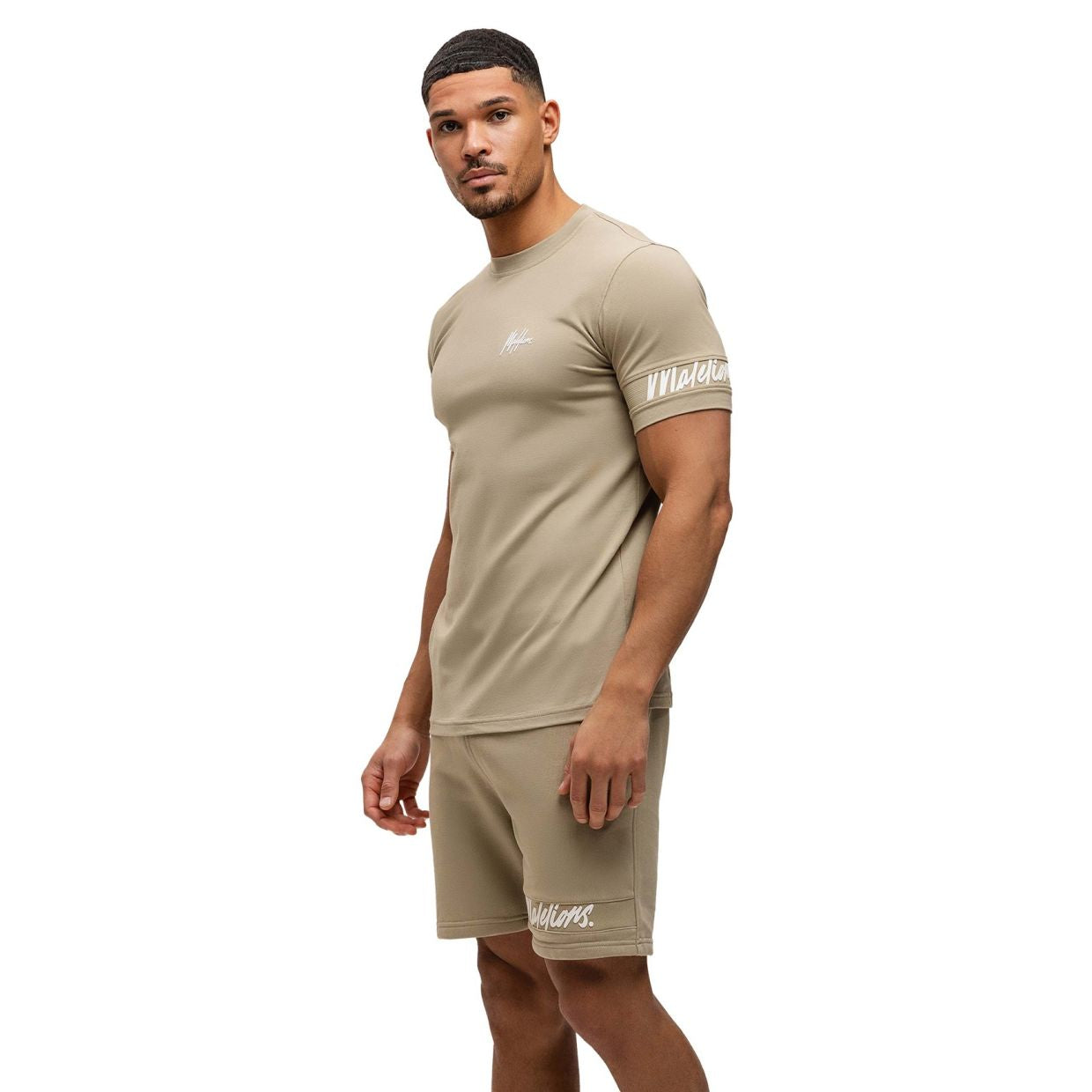 Malelions Captain T-shirt Beige