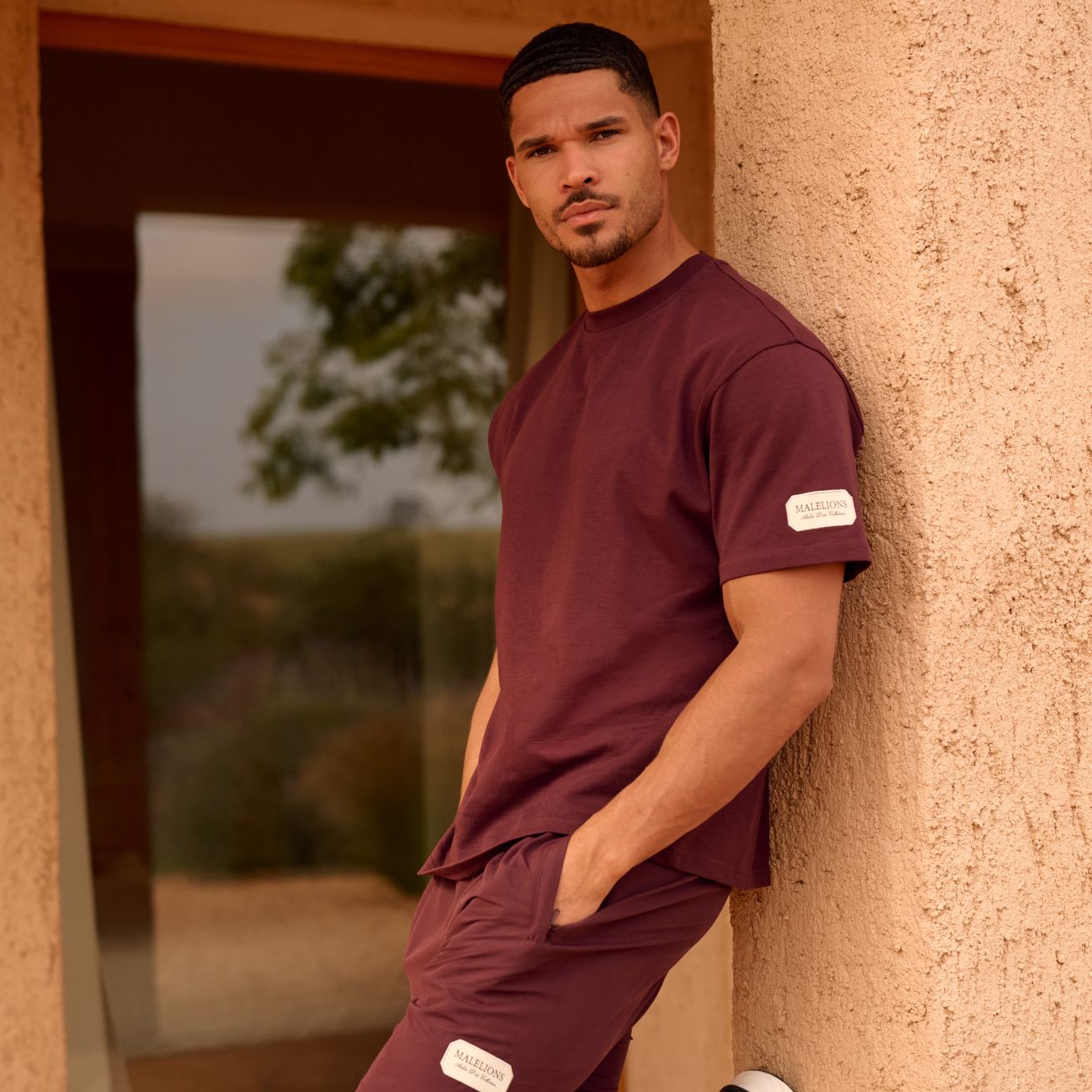Malelions Collection T-shirt Bordeaux