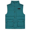 Malelions Crinkle Padded Bodywarmer Blauw