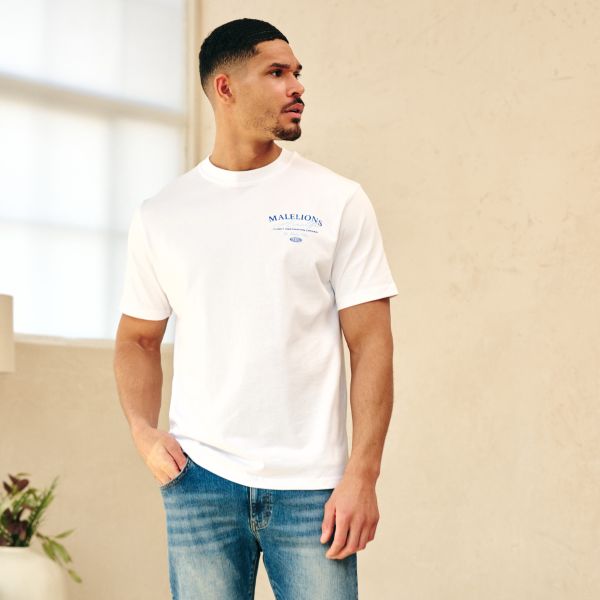 Malelions Dolce Vita T-shirt Wit