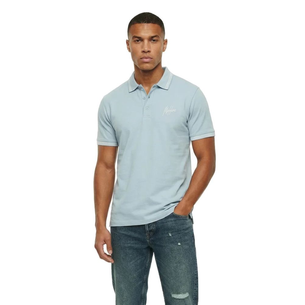 Malelions Formal Polo Licht Blauw