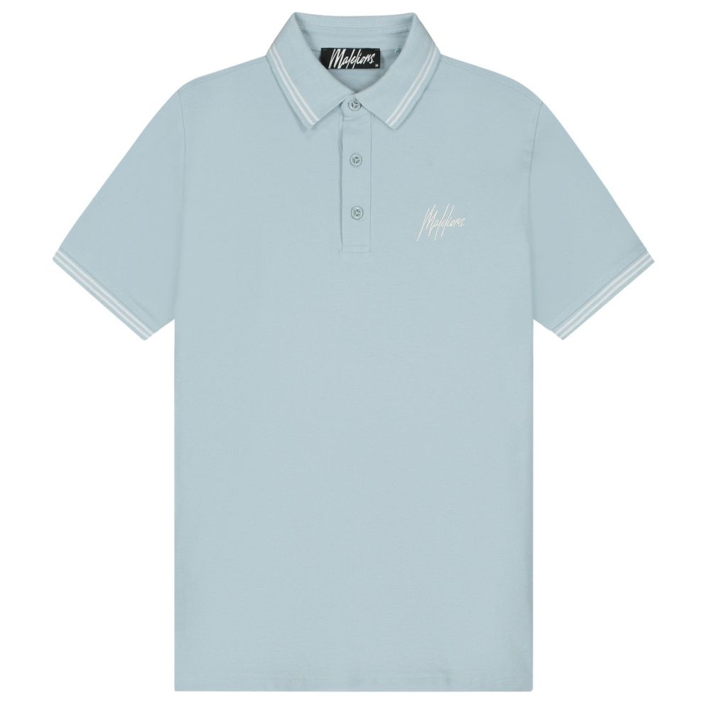 Malelions Formal Polo Licht Blauw