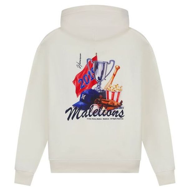 Malelions Homerun Hoodie Off White