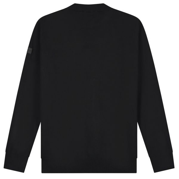 Malelions Knitted Sweater Zwart