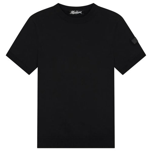 Malelions Knitted T-shirt Zwart