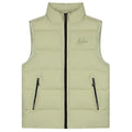 Malelions Matt Crinkle Padded Bodywarmer Licht Groen