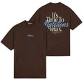 Malelions Relax T-shirt Bruin