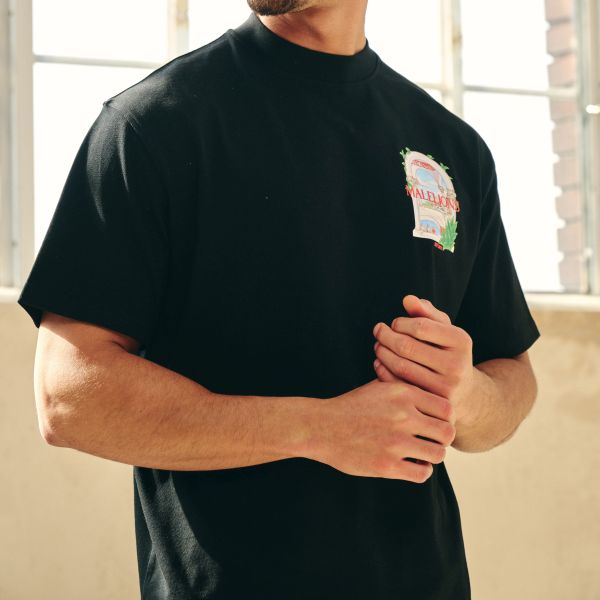Malelions Roman T-shirt Zwart