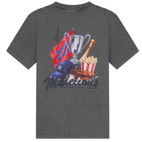 Malelions Homerun T-shirt Antraciet