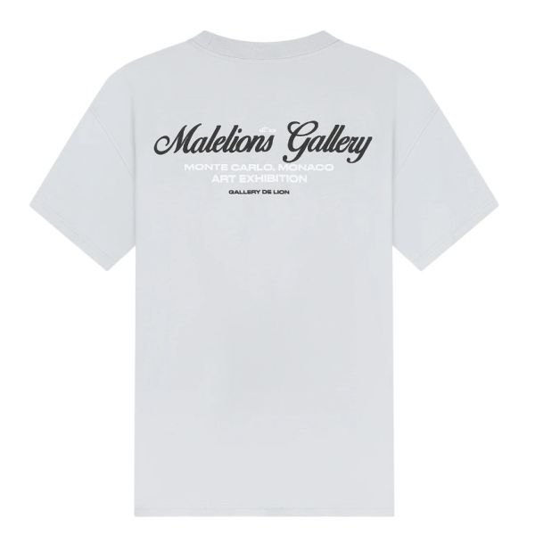 Malelions Gallery T-shirt Grijs