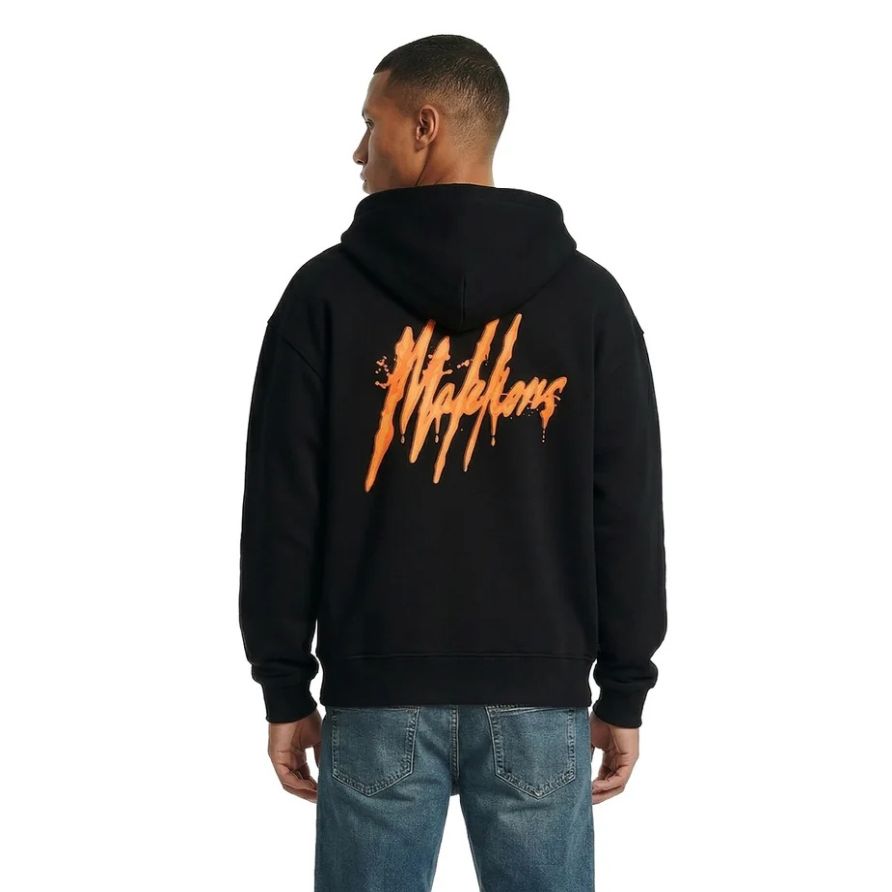 Malelions Signature Drip Vest Zwart/Oranje
