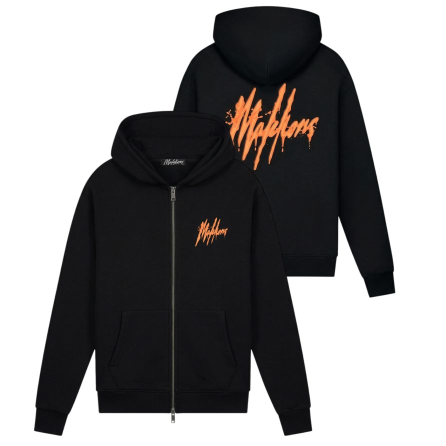 Malelions Signature Drip Vest Zwart/Oranje