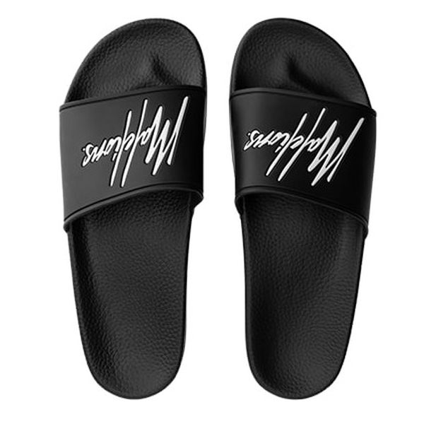 Malelions Signature Slippers Zwart