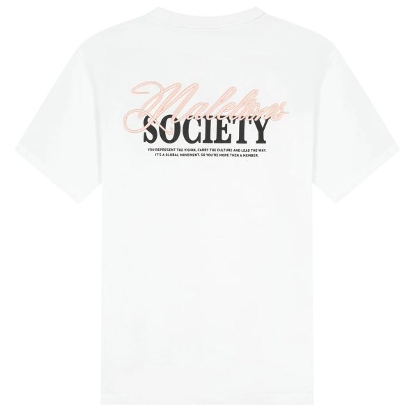 Malelions Society T-shirt Wit