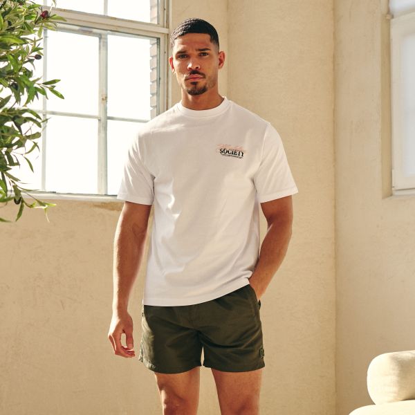 Malelions Society T-shirt Wit