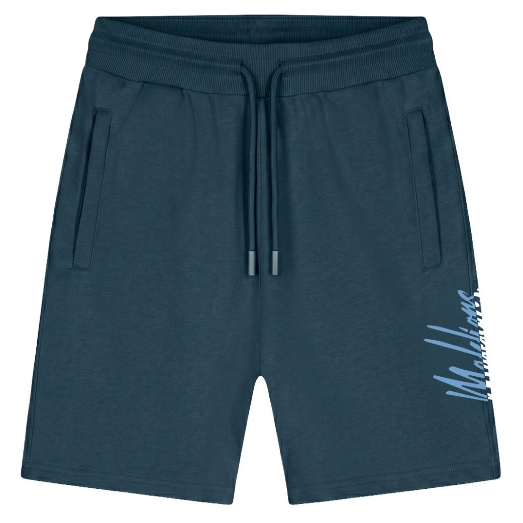 Malelions Split Korte Broek Donker Blauw