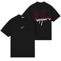 Malelions Split T-shirt Zwart