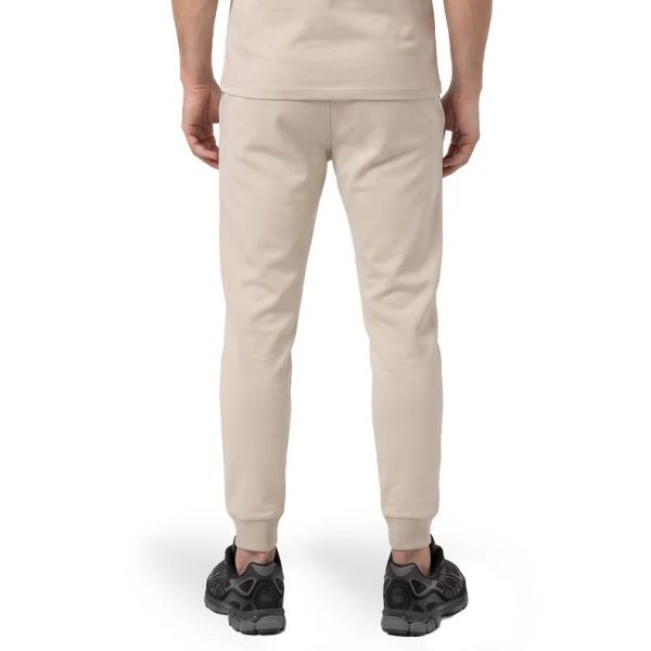 Malelions Striped Signature Trainingsbroek Beige