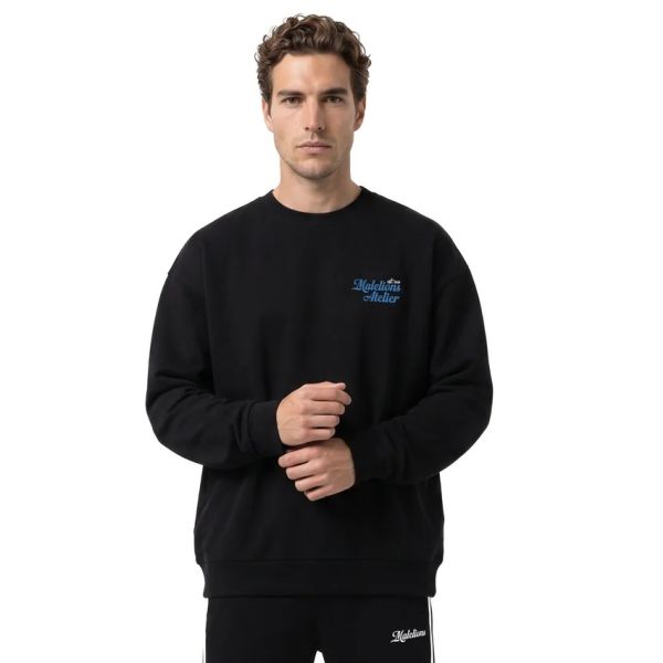 Malelions University Sweater Zwart