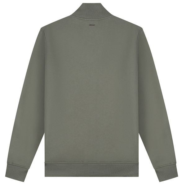 Malelions Turtle Half Zip Sweater Antraciet