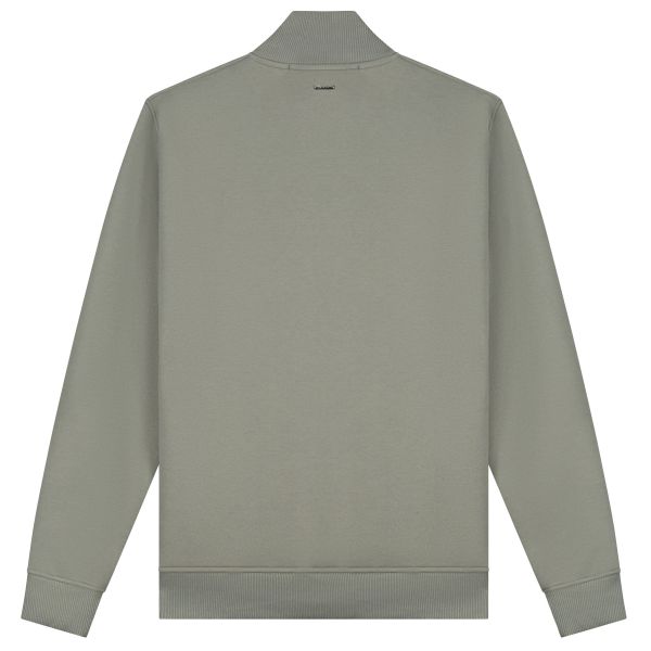 Malelions Turtle Half Zip Sweater Grijs