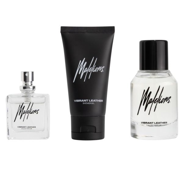 Malelions Vibrant Leather Gift Set Zwart